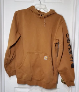 Carhartt Men’s Loose Fit Hoodie Sweatshirt Brown Size M Workwear K288 BRN - Picture 1 of 9