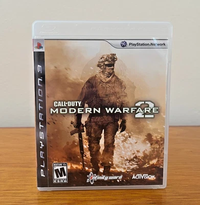 SONY PLAYSTATION 3 CALL OF DUTY MODERN WARFARE 2 with MANUAL  - DISC NM - Image 1 of 3