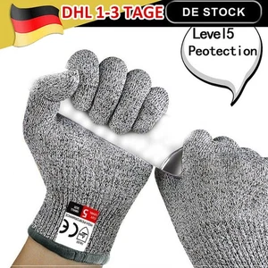 DE Schnittfeste Schnittschutz Handschuhe Für Metzger Küche Glas Arbeit Sicher· - Bild 1 von 16