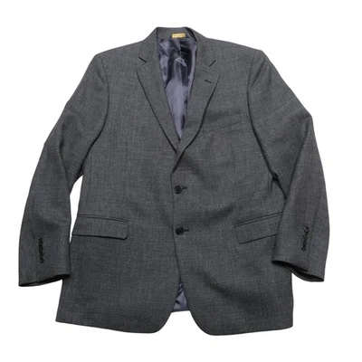 Blazer Brooks Brothers Para Hombres 44R Gris Ajuste Regente Lana Lino Dos Botones Abrigo Deportivo Foto 1 de 4