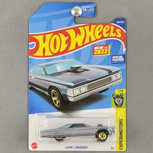 2022 Hot Wheels Layin' Lowrider Blue Experimotors 7/10 128/250 First Release - Picture 1 of 10