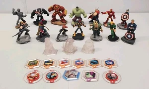 Lotto 14 personaggi Disney Infinity Marvel Hulk Venom Thor Avengers - Foto 1 di 7