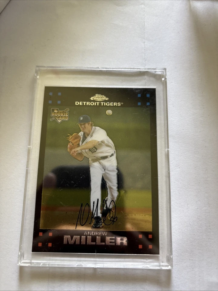 2007 Topps Chrome - Andrew Miller #298 Refractor (RC) - Image 1 of 2