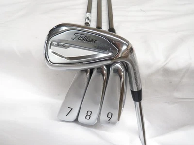 Used Titleist T350 Iron Set 7-PW TT AMT Red R300 Regular Flex Steel Shafts - Image 1 of 4