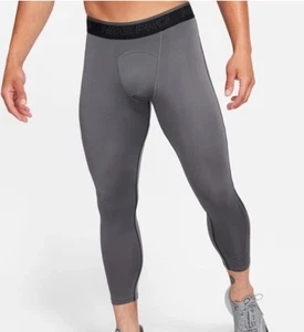 Medias Nike Pro Dri-FIT para hombre 3/4 - DD1919 talla S grises nuevas - Imagen 1 de 4