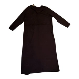 Women's Nina Leonard Long Purple Sweater Dress. Size 1x - Picture 1 of 7