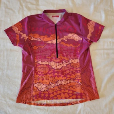 Camiseta deportiva de felpa para mujer de malla Breakaway talla XL en rosa marea manga corta Foto 1 de 4