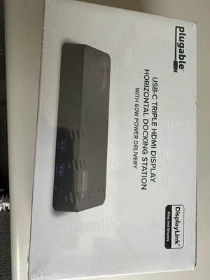Plugable USB C Triple Display Docking Station with Laptop Charging, Thunderbolt - Image 1 of 2