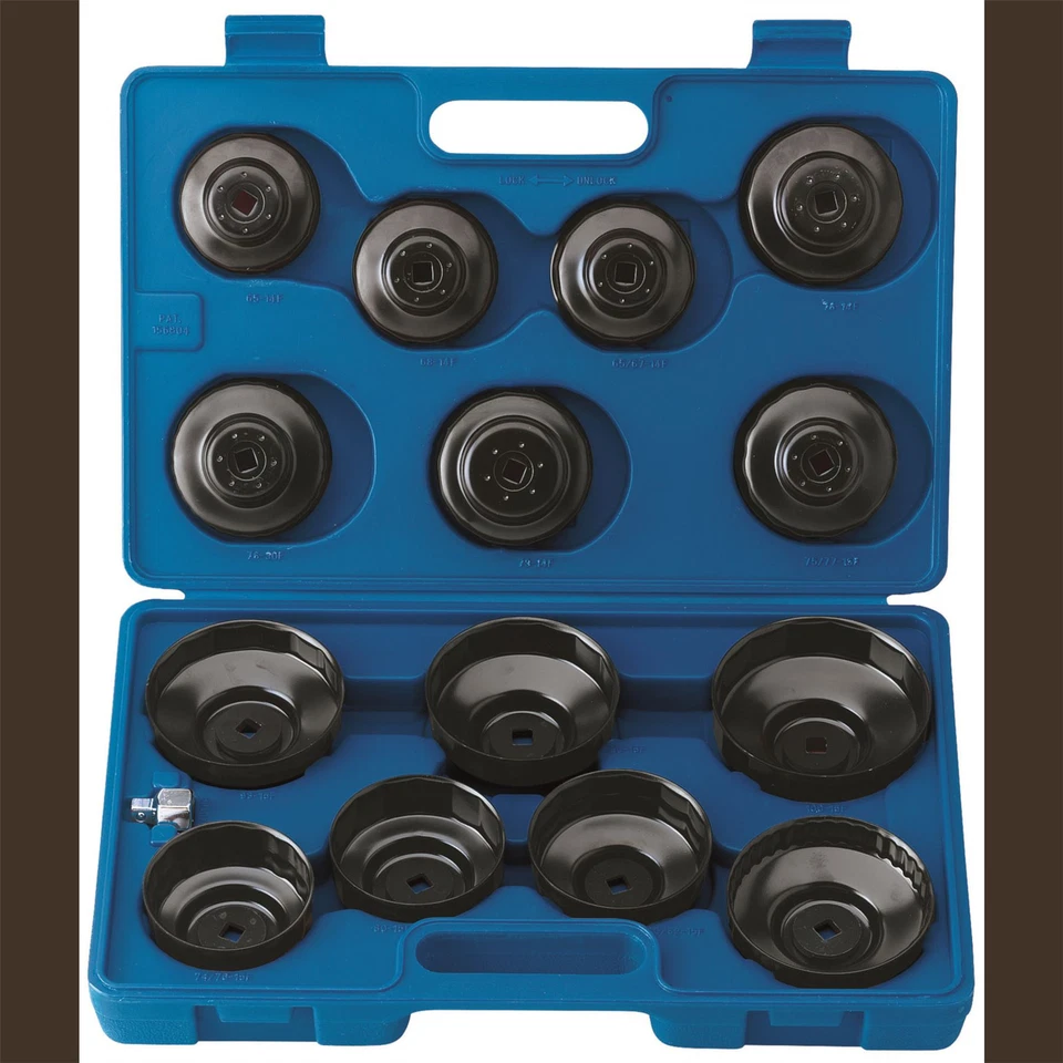 Draper 40105 Oil Filter Cup Socket Set 3/8" Sq. Dr. 15 Piece - Image 1 of 1