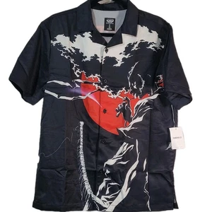 Afro Samurai Pequeño Para Hombre Abotonado con Dobladillo Dividido Nuevo Con Etiquetas - Imagen 1 de 5