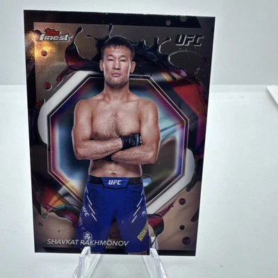 2024 topps finest ufc shavkat rakhmonov rare  - Image 1 of 2