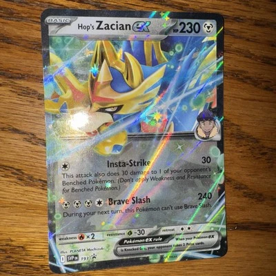 Hop's Zacian ex SVP193 Sv: Scarlet & Violet Promo Cards Holo - Image 1 of 2