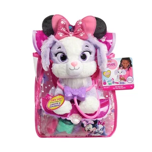 Just Play Disney Junior Minnie Mouse On-the-Go Pet Vet Backpack Set... Fast Ship - Picture 1 of 6