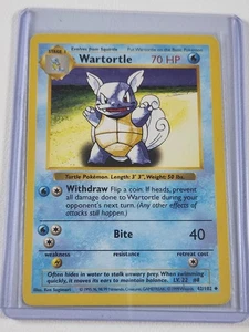 Pokémon Karte Wartortle Base Set 42/102 SCHATTENLOS  - Bild 1 von 6