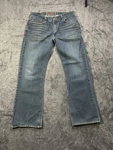LEVI'S 527 - Men's Rare Embroidered Slim Fit Low Rise Boot Cut Jeans - 36x32 D - Picture 1 of 8