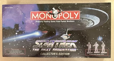 Monopoly Star Trek La Próxima Generación Edición Coleccionista Fichas Extra Completas Foto 1 de 4