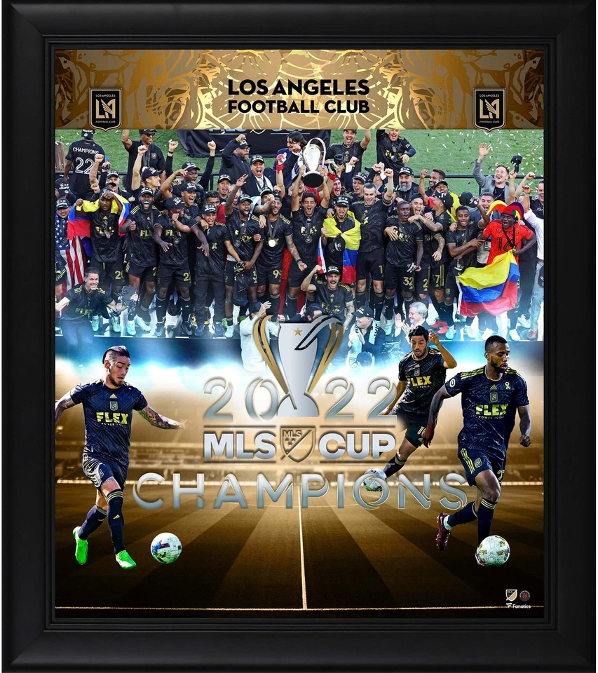 LAFC 2022 MLS Cup Champions Collage Enmarcado 15x17 Foto 1 de 1
