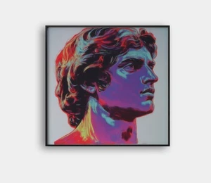 👑 Andy Warhol "Framed" Alexander Art Print 🖼️ |COA + Museum Paper | 1/25 ✍️V1 - Picture 1 of 8