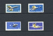 Hungary 1961 SG 1736-9 Space Venus Rocket MNH