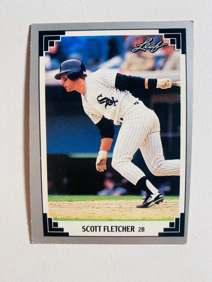 1991 LEAF #306 SCOTT FLETCHER NM-MT MLB BASEBALL CARD - Image 1 of 1