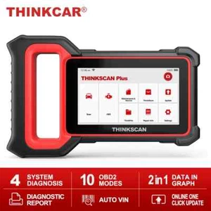 Thinkcar Thinkscan Plus S5 OBD2 Car Scanner OBD Engine ABS SRS Transmission Code - Picture 1 of 6