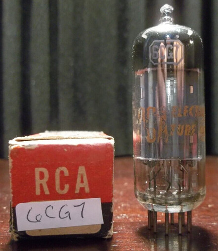 1 VINTAGE RCA 6CG7 NOS VACUUM TUBE TESTED AUDIO RADIO AMP | eBay
