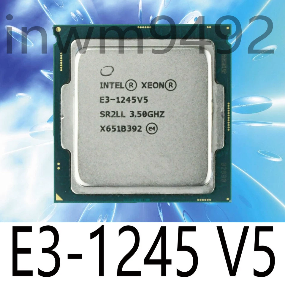 Intel Xeon E3-1245 V5 Quad-Core 3.5Ghz SR2LL LGA1151 CPU Processor - Image 1 of 1
