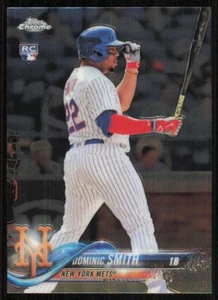 2018 Topps Chrome #162 Dominic Smith RC - Picture 1 of 2