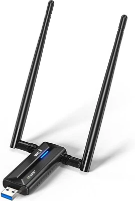 USB WiFi 6E Adapter USB 3.0 Wireless WiFi Dongle Network Adapter 802.11AX - Image 1 of 4