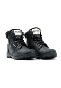 PALLADIUM Pampa Hi Snow Warm Damen Boots Stiefelette Leder 94380-008-M schwarz - Bild 1 von 6
