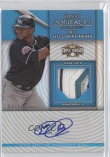 2012 Topps Triple Threads Unity Relics Sapphire /10 Emilio Bonifacio Auto