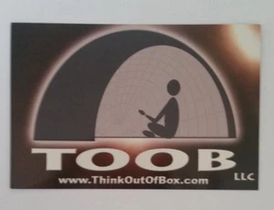 TOOB Think Outside The Box LLC Advertisement Card 6" x 4" Circa 2010 - Picture 1 of 2