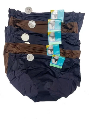 Braguita de bikini Vanity Fair casi invisible 18242 negra/capuchino 5 6 7 8 9 5 piezas Foto 1 de 2