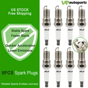 8x Iridium & Platinum Spark Plugs For 2010-2015 Chevrolet Camaro 6.2L V8 - Picture 1 of 8