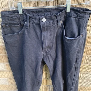 Levi's 511 Herren 34x30 Schwarz Denim Slim DISTRESSED Baumwolle/Elasthan Jeans - Bild 1 von 11