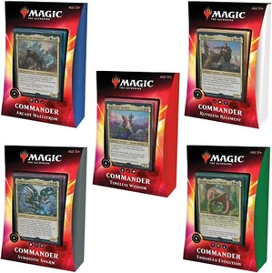 MTG Ikoria Commander 2020 Sealed Case : Deck Set of 5 - Magic The Gathering - Picture 1 of 1