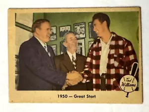 1959 Fleer Ted Williams #39 1950 - Great Start BOSTON RED SOX - Picture 1 of 2