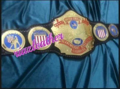 CINTURÓN PESO PESADO NWA ESTADOS UNIDOS EN ZINC de 4 mm Foto 1 de 4