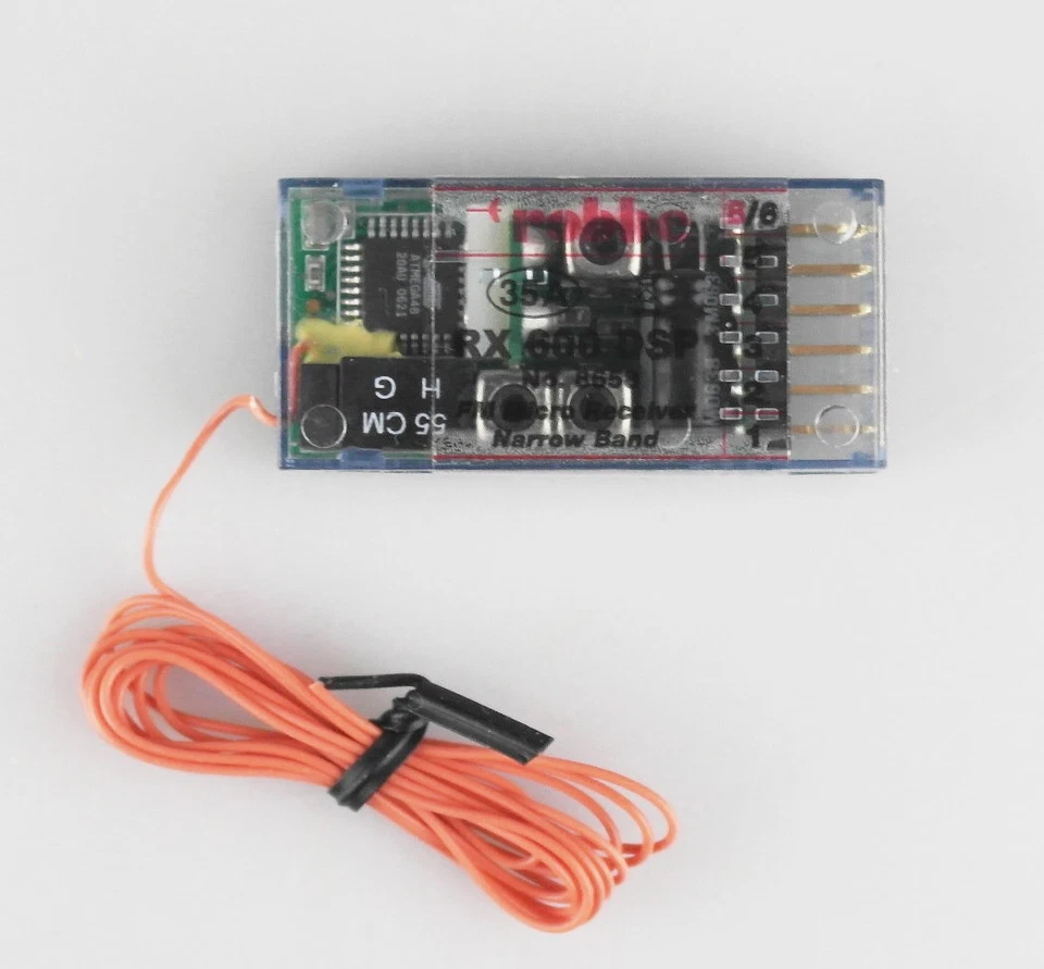 ROBBE 8658 RC FM Micro Receiver RX 600 DSP, 35MHz, OVP, top! - Bild 1 von 2