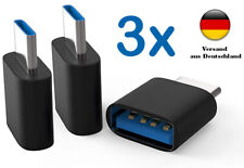 3x USB C auf USB A Adapter OTG USB-Stick ~ Samsung Xiaomi MacBook Buchse