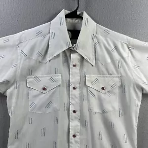 Vintage Panhandle Slim Shirt Mens 15.5 Western Button Up 70s 80s Made in USA - Picture 1 of 12