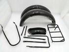 Fit For NORTON 16H MUDGUARD SET WITH DUAL LINE & STAYS IN BLACK PAINTED