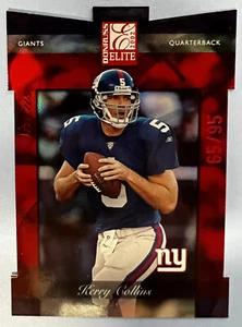 2002 Donruss Elite Status Die Cut #81 Kerry Collins #65/95 - Foto 1 di 2