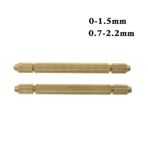 Brass Hand Drill 0-1.5mm / 2.2-0.7mm For Micro Bits Jewellery Modelling Tools - Picture 1 of 7