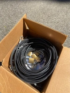 6 Fuß Computer Kabelschlösser mit Vorhängeschlössern und Schlüsseln, teils neu, teils gebraucht. - Bild 1 von 1