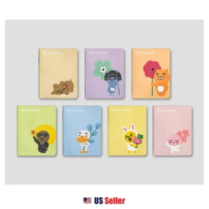 Kakao Talk Kakao Friends Floral liniert Mini Notizbuch Notizblock - Bild 1 von 9