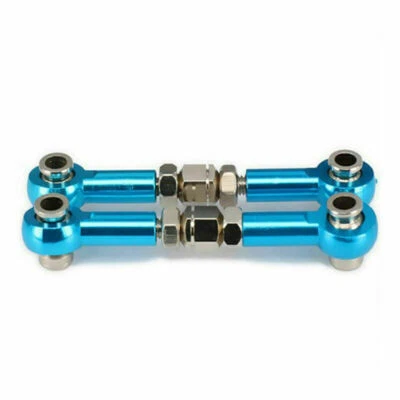 Aluminum Alloy Steering Rod Link Linkage Pull Rod for HSP RC Car 94123/94122 2PC - Image 1 of 4