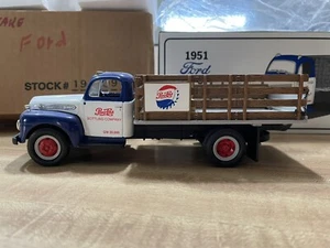 1st First Gear Pepsi Cola 1951 Ford F-6 Full Rack Stake Truck 1/34 Diecast Metal - Picture 1 of 7