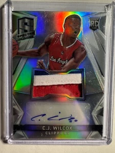 K293,927 - 2014-15 Panini Spectra #119 C.J. Wilcox Jersey Auto RC - Picture 1 of 1