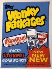 2022 Topps Wacky Packages Monthly Series WONKY Back You Pick - 1/23/23